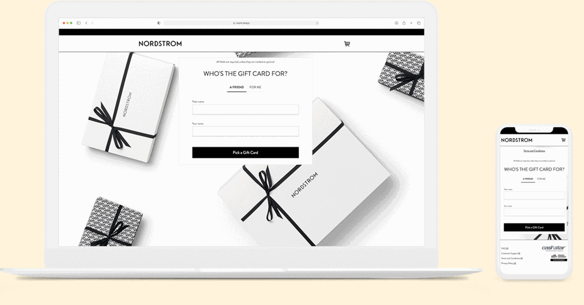 Brands using the CashStar white-label platform